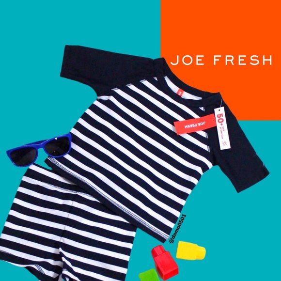 Joe Fresh Other - 🎈SOLD🎈NWT Joe Fresh Baby Boys Navy UPF 50 Rashgu